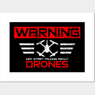 Drones Quadcopter Drone Pilot Posters and Art
